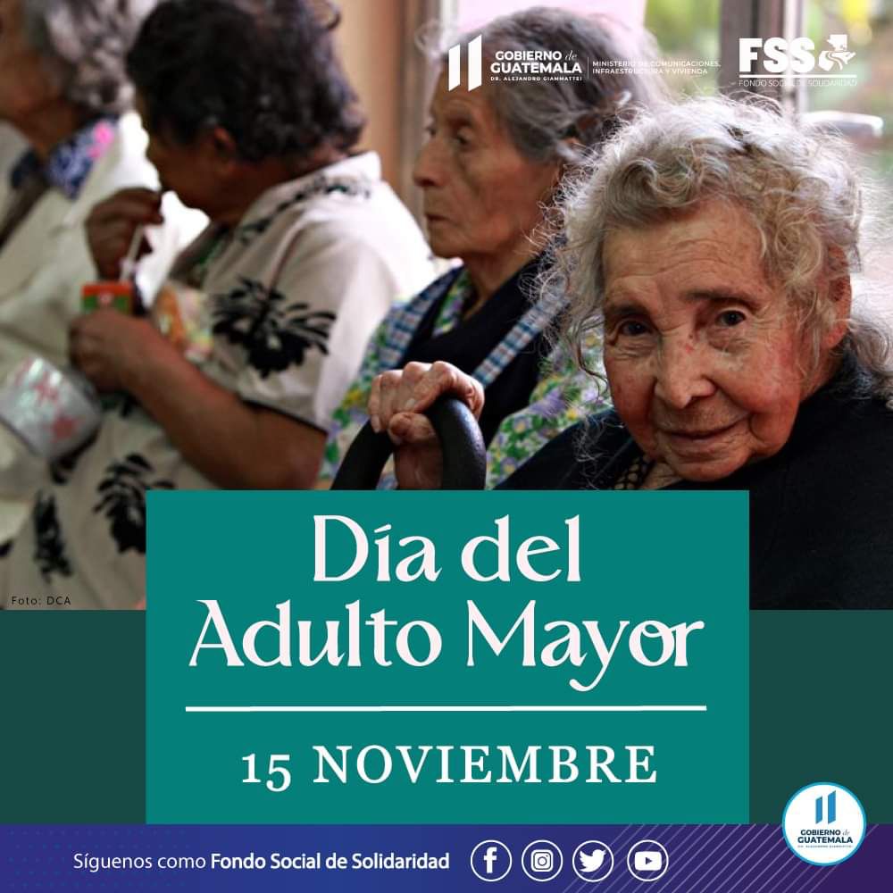 Feliz Día Del Adulto Mayor Fondo Social De Solidaridad